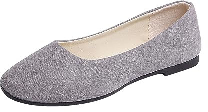 IQYU Sandaletten Damen Flach Blau, Sandalen Damen Flachesandalen Mit Niedrigem Absatz Sandal Vorne Geschlossen Freizeitsandalen Trekkingschuhe Pantoffeln Atmungsaktive Sandalette