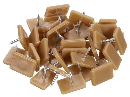 QUARKZMAN Schubladenschienen, 40 Stück 17x12mm - Kunststoffschienen und Stopper für Schubladen, rechteckige Einschlag-Schubladenschienen, Gleitschienen zur Reparatur von Kommoden