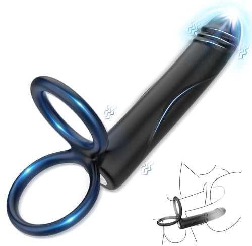 Analvibratoren für Frauen Vibration für Männer, Anal Vibrator Buttplug mit Fernbedienung für die Frau, mit 10 Vibrationsmodi i, Sex Spielzeug für Paare Anal Plug Frauen Buttplug (Schwarz)