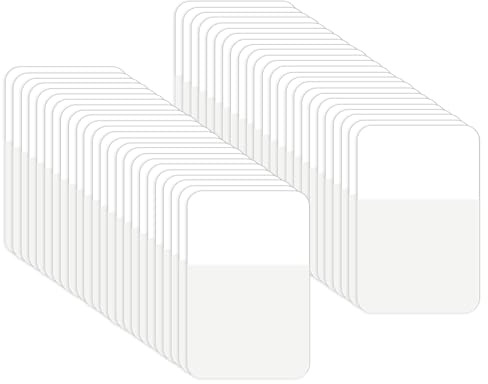 Aeaocvo Lot de 320 cartes adhésives - 40 x 25 mm - Marqueurs de page autocollants blancs - Marqueurs de page en plastique - Pour documents, livres, dossiers, bureau