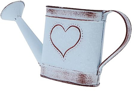 KITANDOVE Maceta de Metal con Regadera de Estilo Antiguo Decoración Vintage para Jardín Decoración del Hogar