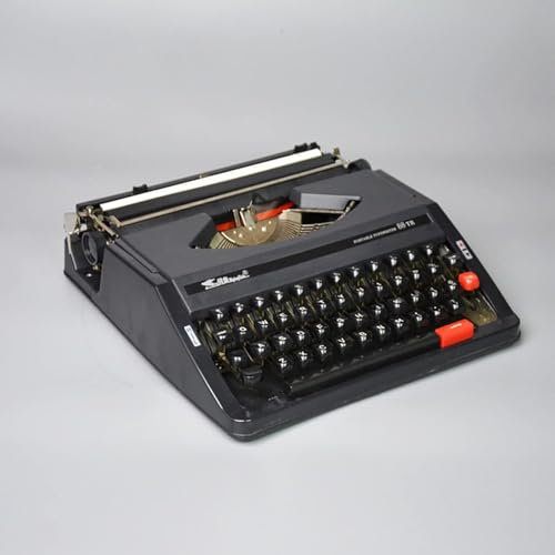 LYFDPN Klassische Vintage-Schreibmaschine für Schriftsteller. Schreibmaschine im nostalgischen Retro-Stil mit langlebiger Konstruktion (Black)