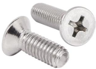 Pack of 20 M3.5 x 50mm Long Flat Head Electrical Machine Screws 304 Stainless Steel Plugs Socket Screws for Flat Plate Switches Light Sockets, Slotted, Electric Sockets, Fixings