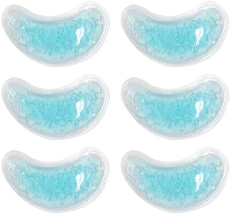 3 Paia Di Toppe Per Gli Occhi, Prodotti Riutilizzabili, Per La Cura Degli Occhi, Maschere Per Gli Occhi Portatili, Pad Di Occhi Caldi E Freddi (Blu).