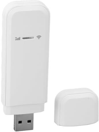 KIMISS 4G USB WiFi -Dongle mit SIM -Kartensteckplatz Unterstützt 10 Geräte, Bis zu 150 Mbit/S Tragbarer 4G LTE WiFi Modem Hotspot für Telefone, Tablets, Laptops und Mehr