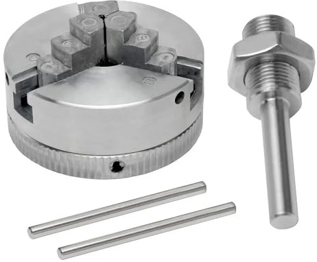 Drehfutter Bohrfutter for elektrische Drehmaschinen. Selbstzentrierendes Hochleistungs-Bohrfutter (3/4 Backen) mit M12 x 1 mm-Verbindung(3 Jaw)