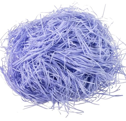 100g Ostergras Füllmaterial Geschenk, Geschreddertes Papier Füllmaterial, Osternest Füllung, Ostergras Dekogras für DIY Geschenkverpackung Decorations (F)