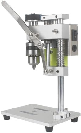 Taladro de columna, Mini Taladro De Banco Alta Precisión, Eléctrico, Soporte For Bricolaje, Herramientas Eléctricas Metal Y Madera, Máquina Perforadora(895Motor with Power)