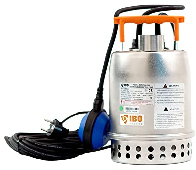!! Profi !! Schmutzwasserpumpe QBO 100 Tauchpumpe Schwimmbadpumpe Edelstahl 16500L/h Förderhöhe 12m
