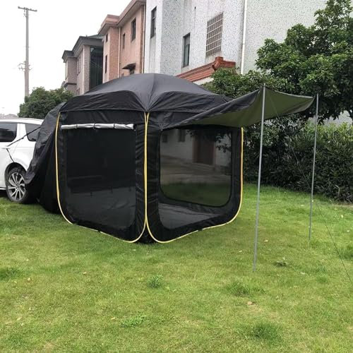 Pop-up Bilbaktält, SUV-tält För Camping, Biltält För Husbil, Universaltält För Lastbilar, Campingtält, Anslutet Till Fordon, Universal Fit