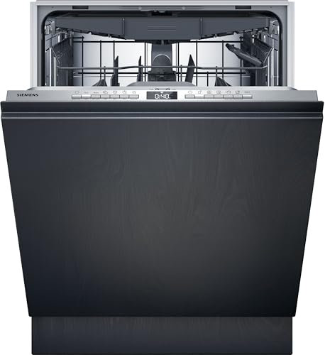 Siemens SN63EX06VE, iQ300 Smarter Geschirrspüler, Vollintegrierte Spülmaschine, 60 cm, Besteckschublade, Extra leise, varioSpeed, Automatische Türöffnung, 3-fach rackMatic, infoLight, intensiveZone