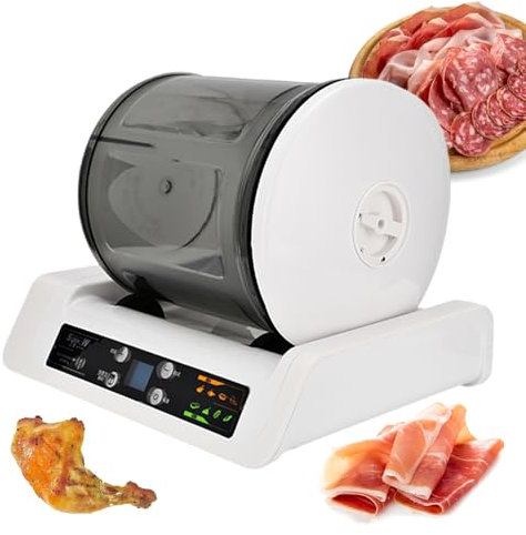pealiritansemen Commercial Meat Tumbler Marinator, Meat & Vegetable Vacuum Tumbler Marinator With 5 L Large Capacity, Meat Rolling Mixer, Uniform Mixing, Fast Flavouring