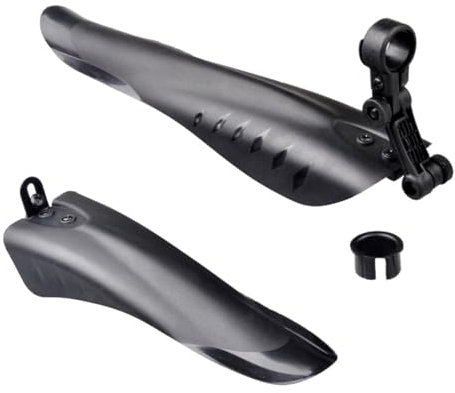 BESPORTBLE Parafango Cycling Wings Facile da Installare per Parafanghi Neri Parti per Bici