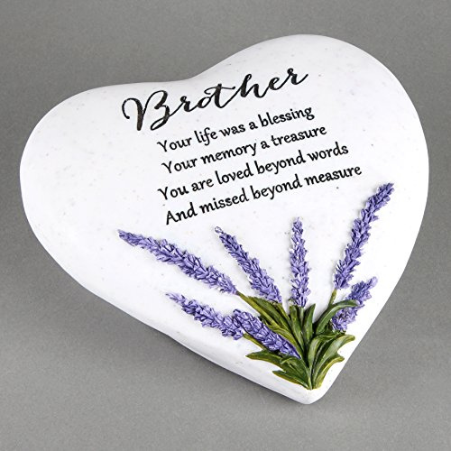 Brother Thoughts Of You Heart Stone