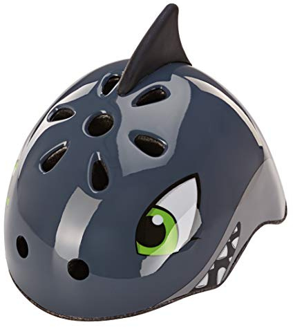 Prophete Casque de vélo pour Enfant Motif Animal : Requin Gris, Taille : 50-54 cm, certifié TÜv/GS Jeunesse Unisexe
