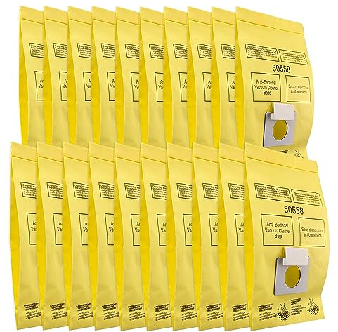 Gudotra 20 Pack Vacuum Bags Replacement for Ken.more Canister Vacuum Bags Type C/Q C Q 5055 50557 50558 50403 Pan.asonic Type C-5 C-18 Vacuum Cleaner