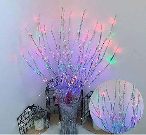 6 Pack Twig Lamp Batteriebetriebene LED-beleuchtete Weidenzweige Vasenfüller Verwenden Sie für Weihnachten Home Party Dekoration Indoor Outdoor