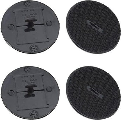 EMSea 4 x Fußmatten Teppich Haken Schlaufe Halter Montage Pad Auto Matten Clips Befestigungen Boden Twist Lock T-Form 07149166609 Kompatibel mit BMW