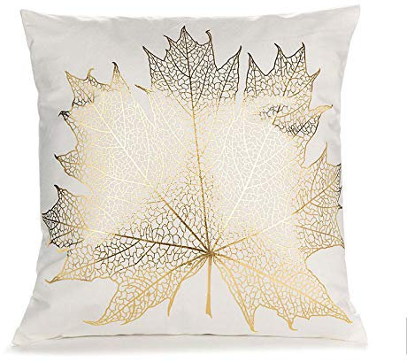 Zierkissen Geometrische Kissenbezug Schwarz Weiß Kissenbezug Dekorative Kissen Wohnkultur Sofa Kissen Goldene Kissenbezug-450Mm * 450Mm._F.