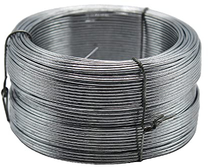 The Mesh Company Galvanised Green PVC Thick Garden Tensioning Line Wire | Quality European Stock (1.25mm Galv 500g Coil 50 Metres)
