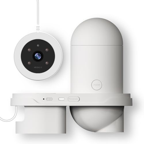 Smart Futterautomat Aquarium Fische Futterspender mit HD Kamera,App-Steuerung über WiFi/WLAN große Kapazität 230ml (25 Tage) für das Zuhause und die Urlaubszeit