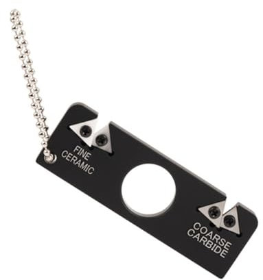 Affûteur de Couteaux Portable en Céramique Tungstène Acier Noir