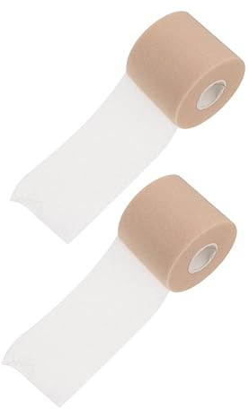 2 Rollen Schwamm Sporttape Stoßdämpfend Elastisch Sport-vorwickel Bequem Tragen