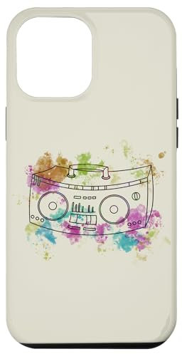 Hülle für iPhone 15 Plus Ghetto Blaster Bunte Boom Box 70er 80er 90er Y2K