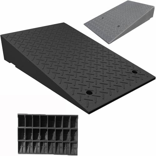 Generisch Türschwellenrampe,Bordsteinrampe 3 5 7 9 10 12 14 15 cm Hoch,Motorradrampe Auffahrtsrampe,Für Rollstuhl Auto Motorrad,100x15x4cm
