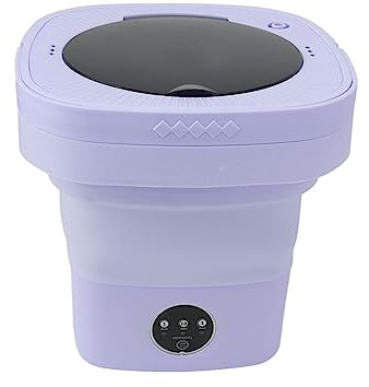 Lavatrice Portatile, Mini Lavatrice da 6,5 ​​litri per Biancheria Intima, Vestiti per Bambini, Calzini, Lavatrice e Asciugatrice Pieghevoli Combinate per (Spina