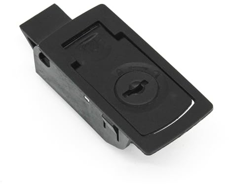 Armadio elettrico Piccolo ABS incorporato fibbia scorrevole serratura della porta dell'armadio a filo PA maniglia di spinta for scatola dello strumento 1 pezzo