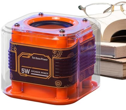 Altoparlante intelligente, altoparlante stereo portatile con bassi potenti, per feste, all'aperto, viaggi, casa, bagno, garage e camera da