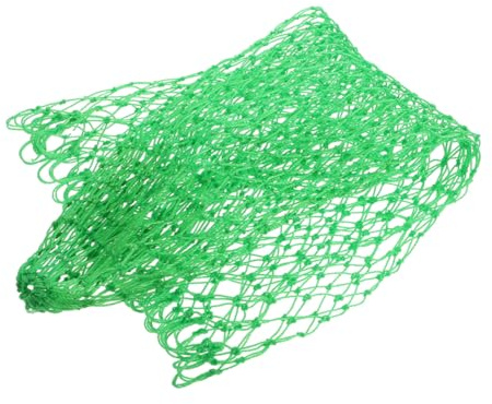 HEMOTON Rete da Pesca Pieghevole in Nailon Verde Ricambio per Pesca in Acqua Dolciastro Design Comodo per Uso All'aperto e Cattura Pesci