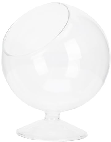 Toddmomy Botella De Micropaisaje De Vidrio Borosilicato Transparente 12 Cm Diámetro y 15 Cm Altura para Cultivo Hidropónico y Decoración De Terrarios En Hogar y Jardín