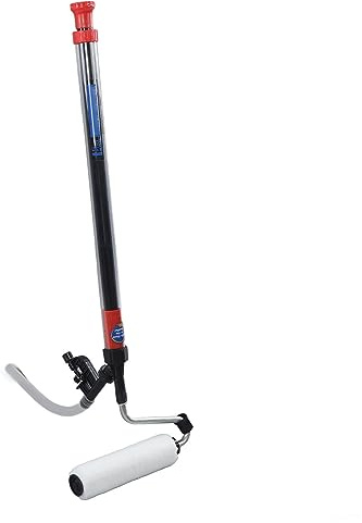 NDNCZDHC Self Priming Paint Roller Brush, 35.4 x 9.4in Semi Automatic Long Handle Paint Roller Brush for Wall Decoration, Ceiling Painting Tool