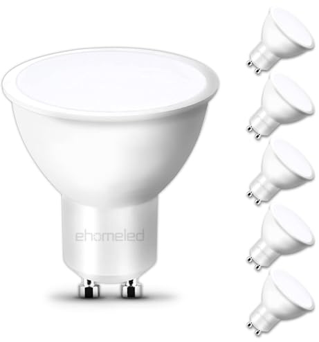 GU10 LED Warmweiss Lampe 9W ersetzt 80W 3000K Warmweiß Leuchtmittel 6 Stück | 806LM Nicht dimmbar Glühbirnen, 120°Abstrahlwinkel Reflektor, Energiesparendes für Wohnzimmer, Küche, Schlafzimmer
