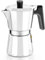 BRA Perfecta – Cafetera Italiana Inducción, Aluminio, capacidad 12 tazas, color plata