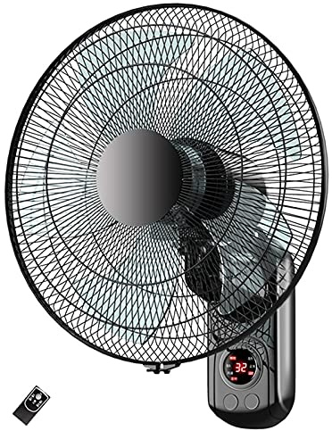 Ventilatori da parete Muro Fan 3 velocità Funzione 8M remoto Control16 pollici testa inclinabile Timer 60W Parete Fan