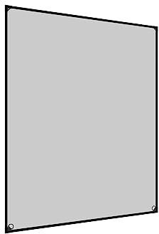 Windhager Insektenschutz Magnetrahmen mit Pollenschutz für Fenster, Spannrahmen mit Pollenschutz-Gewebe, Fliegengitter magnetisch, Mückengitter, 100 x 120cm, anthrazit