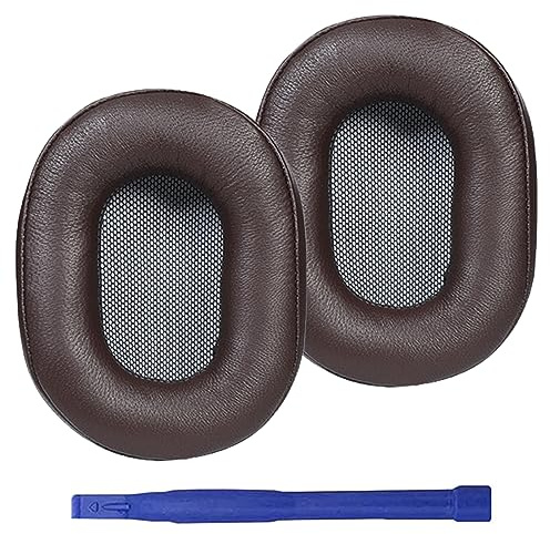 Adhiper MDR-1A ricambio Cuffie Cuscinetti per Cuffie/earpads/Padiglioni, Parti di riparazione Cuscinetti auricolari di ricambio Compatible with MDR-1A /MDR-1ADAC cuffie (Marrone)