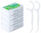 Dental Floss - Filo interdentale, 200 pezzi, con supporto per stuzzicadenti, filo interdentale con design a Y
