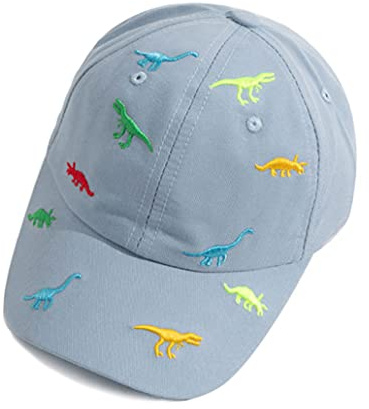2-6 Jahren Kinder Baseball Cap Dinosaurier Baseballmütze Kappe Snapback Baumwolle Sonnenhut Outdoor Hut Verstellbare Baseballkappe Junge Mädchen Baby Basecap Sport Baseball Mütze Anti-UV Sommerhut
