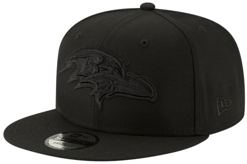 New Era Herren Baseballkappe Black On Black 9fifty