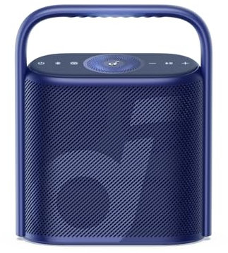 soundcore Motion X500 Tragbarer Bluetooth Lautsprecher, Kabelloser Lautsprecher Immersivem Spatial Audio, 3× Detailreicher, Kabelloses Hi-Res, 3 Treiber, Aufwärtsgerichteter Treiber harmonischem Licht