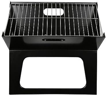 Barbecue Charcoal Grill American Bbq Oven, Outdoor Barbecue Grill, Barbecue Shelf for Outdoor Cooking Camping Hiking Picnics Small Folding Tabletop Grill