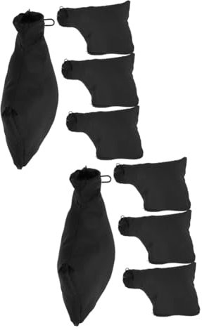 Angoily 8pcs Dust Bag for Woodworking Saw Dust Collection Bag Soft Cover for Saw Machines Holesaw Catcher