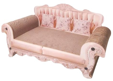 Kratzsofa Katze Katzenbett Kratzbrett Kratzpads Kratzmöbel Für Katzen Wellpappe, Chaise Chair Krallenschärfer, Verschleißfestes Und Fusselfreies Katzenspielzeug Aus Wellpappe