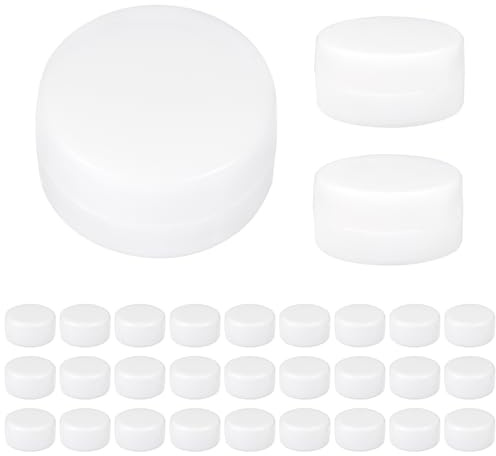 Lot de 30 couineurs ronds et plats pour jouets d'intérieur, hochets ronds et plats, boîte à hochet, boîte à hochet, insert de rechange pour réparation de jouets de chien et chat (22 mm)