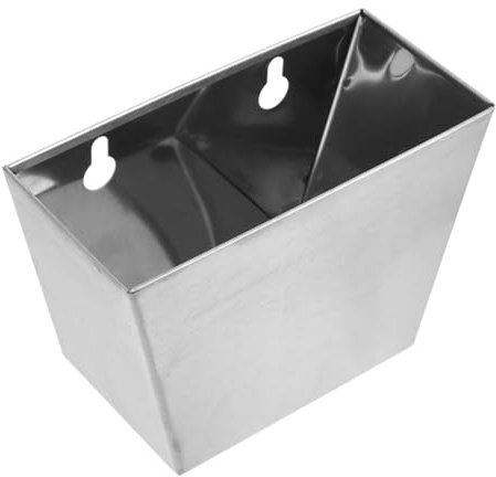 Holibanna Recolector De Tapones De Rosca y Abridor De Botellas De Pared, Cubo Compacto De Acero Inoxidable, Resistente Corrosión, Para Fiestas y Patios, Soporte Para Almacenamiento De Chapas