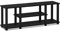 Furinno Turn-S-Tube Mobile Porta TV, Legno, Nero (Americano/Black), taglia unica